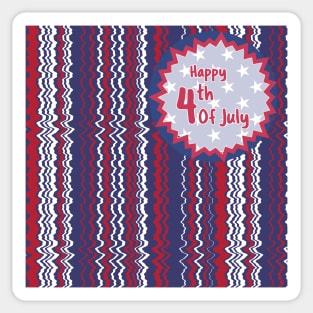 Happy 4th Of July Sticker